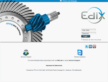 Tablet Screenshot of edixparts.net